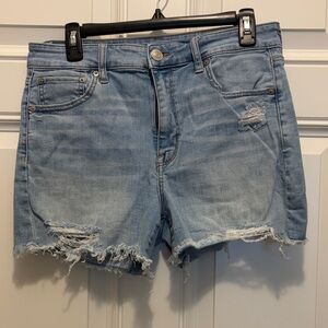 American Eagle Outfitters Light Blue Jean Shorts